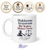 Tüketici Hakları Hakem Heyeti İade İptal Adalet Temalı Kupa Bardak Hediye