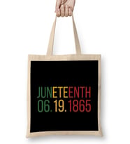 juneteenth juneteenth juneteenth 2021 1865 Bez Çanta Uzun Saplı