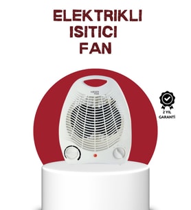 Northcity 2000W Taşınabilir Elektrikli Fanlı Isıtıcı – Hızlı Isınma Kompakt Boy