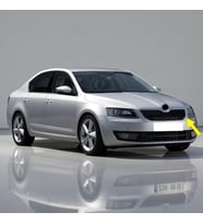Skoda Octavia 2013-2017 Ön Panjur Çerçevesi Nikelaj Tip 5E0853651