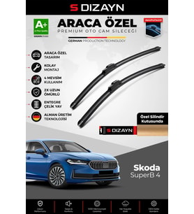 Skoda SuperB Ön Cam Silecek Seti 2023 Üzeri Premium Araca Özel 65-45 Cm A+ Kalite