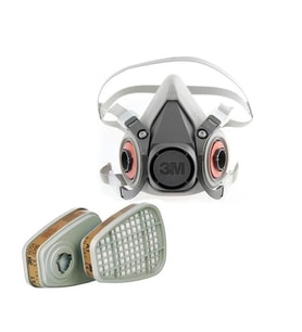 3M 6200 Yarım Yüz Maskesi ve 3M 6051 A1 Maske Filtresi