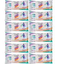 Lüx Hasta Vücut Temizleme Islak Mendil Havlu 50 Yaprak XL (12 Li Set)