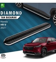 S-Dizayn Honda HR-V 3 Diamond Krom Yan Basamak 173 Cm 2021 Üzeri