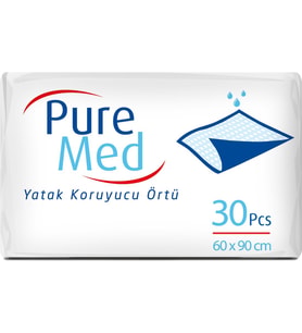 Puremed Hasta Yatak Koruyucu 60*90CM 30 Adet Tekli Pk