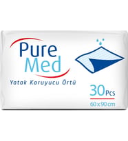 Puremed Hasta Yatak Koruyucu 60*90CM 30 Adet Tekli Pk