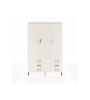 Arges Gardrop 5 Raflı 6 Çekmeceli Tek Askılı 132x30x195 Aytaşı-Aytaşı
