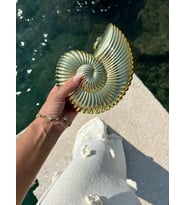 deniz kabuğu kapaklı çanta
