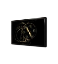 Soyut Tasarım Çerçeveli Mdf Tablo