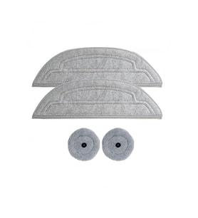 Roborock S8 MaxV Ultra Uyumlu 2 Adet Kenar Mopu 2 Paspas