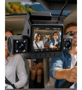Northcity Çok Lensli G-Sensörlü Araç Kayıt Kamerası - Full HD Döngüsel Güvenlik Sistemi