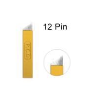 P.C.D 12 F BLADE GOLD MİCROBLADİNG İĞNESİ 10 ADET