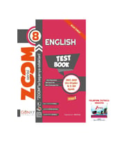 Günay Yayınları 2025-2026 8. Sınıf LGS ZOOM English Test Book Soru Bankası Tamamı Çözümlü Güncel Müfredat (Çok Renkli)