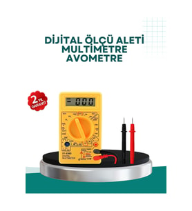 Elektrik Ölçüm Cihazı Dijital Multimetre 10 Amper Destekli
