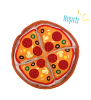 Havhav Pizza Şekilli Interaktif Mama Saklamalı Köpek Oyuncağı