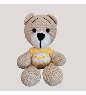 Sarı Ayı Amigurumi Oyuncak