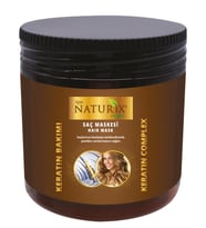 Naturix Tüm Saç Tipleri İçin Doğal Keratin Bakımı 500 Ml Saç Bakım Maskesi Keratinli Saç Maskesi YOĞUN BAKIM
