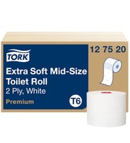 Tork 127520 Çift Katlı Premium Tuvalet Kağıdı 27 Rulo x 90 m