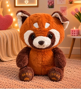 Turuncu Tilki Peluş Oyuncak 45 cm – Sevimli Büyük Boy Tilki