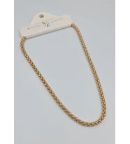 Rose Popcorn Model Zincir Kolye VIP Xuping 18K Görünümlü, Kararmaz (47 cm, 4 mm)