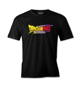 Dragon Ball Daima Logo Siyah Erkek Tshirt