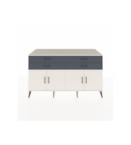 Kronos Konsol 2 Raflı 4 Çekmeceli 8 Kapaklı 176x59x99 Aytaşı-Aytaşı/Antrasit
