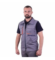 ESER - Teknik Bol Cepli İş Yeleği - Gri