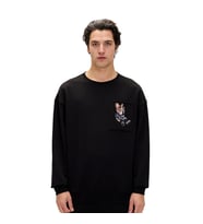Bad Bear 24.02.12.015 Javed Crewneck Sweatshirt Siyah