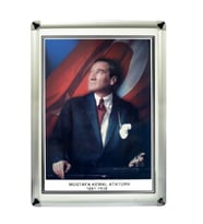 Akyazı Atatürk Portresi 35X50 - Metal Çerçeve