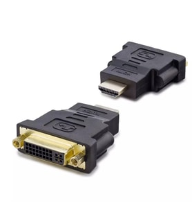 Hadron HDX1255 HDMI Erkek to DVI Dişi (24+5 Pin) Çevirici Adaptör Siyah