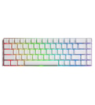 AKKO MONSGEEK FUN68 HE White %65 Flash Manyetik Switch 8K Hz Hall Effect Hotswap RGB Kablosuz İngilizce Mekanik Gaming Klavye