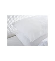 Renforce Beyaz Fermuarlı Yastık Kılıfı 2'li 50x70