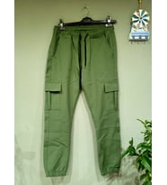 Unisex Kargo Cep Pantolon (Yeşil)