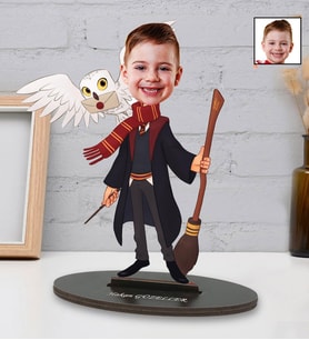 Kişiye Özel Harry Potter Tasarımlı Karikatür Biblo