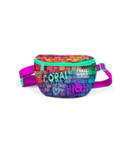 Coral High Pembe Lacivert Grafiti Yazılı Bel Çantası 11537