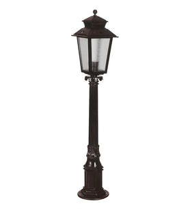 AVONNI BSU-68211-BSY-B Siyah Boyalı Dış Mekan Aydınlatma E27 ABS Cam 18cm
