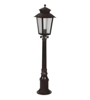 AVONNI BSU-68211-BSY-B Siyah Boyalı Dış Mekan Aydınlatma E27 ABS Cam 18cm