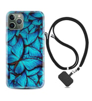 Apple iPhone 11 12 13 14 Pro Max Kılıf Boyun Askılı Silikon Owl 1351
