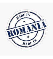 Made in Romania Sticker yapıştırma 16Cm