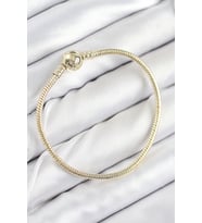 Pirinç Charm Topcuk Model Gold Renk Kadın Bileklik 5886 - SSSSSS5433-1291