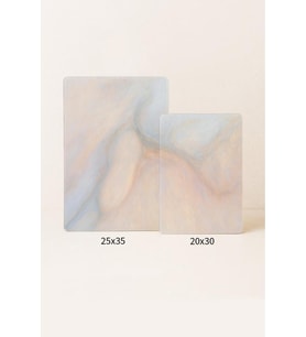2'li Temperli Cam Kesme Tahtası 20x30 & 25x35 cm, Desenli ve Antibakteriyel