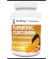 Dr.Berg  Turmeric  Curcumin with (BioPerine) 1350mg   60 Capsul.Usa Menşei.OZELSPORCUGIDALARIN'DAN 3841 (Renksiz)