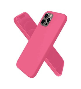 iPhone 12 Pro Kılıf First Silikon - Pembe