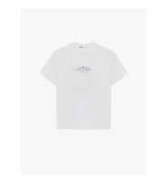 Koton Arkası Çilek Baskılı Beyaz Kadın T-Shirt 6SAK50039EK
