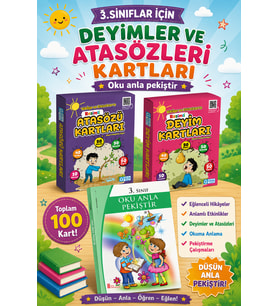 3.Sınıflar İçin Atasözleri ve Deyim Kartları + Oku Anla Pekiştir