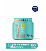 Atavit L-ARJİNİN MULTİVİTAMİN VE MULTİMİNERAL GUMMİES KİDS 60 ADET