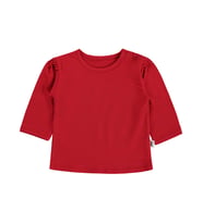 Civil Baby Düz Basic 6-18 Ay Sweatshirt - Pudra 9-12 Ay (Kırmızı)