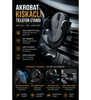 Havalandırma Izgarası Uyumlu Araç Telefon Tutucu Güçlü Sabitleme
