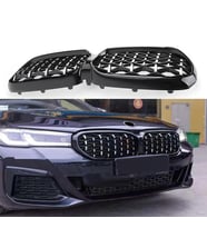 Bmw G30 LCİ Panjur Böbrek Diamond Pianoblack 2021-2022