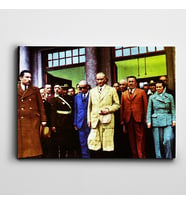 Atatürk Tablosu Renkli Atatürk Kanvas Tablo